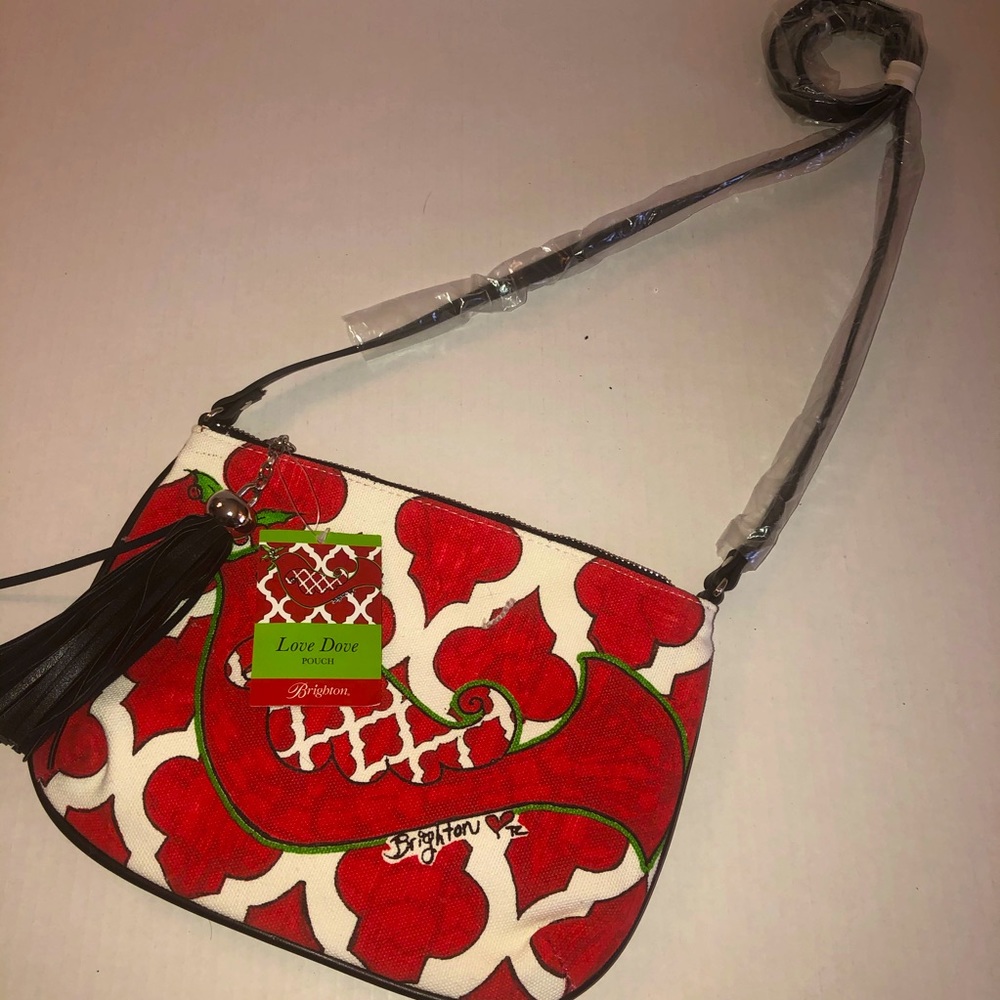 NWT Brighton Love Dove pouch